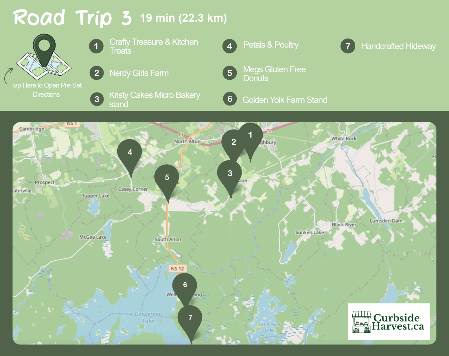 Road Trip 3 — Annapolis Valley route preview