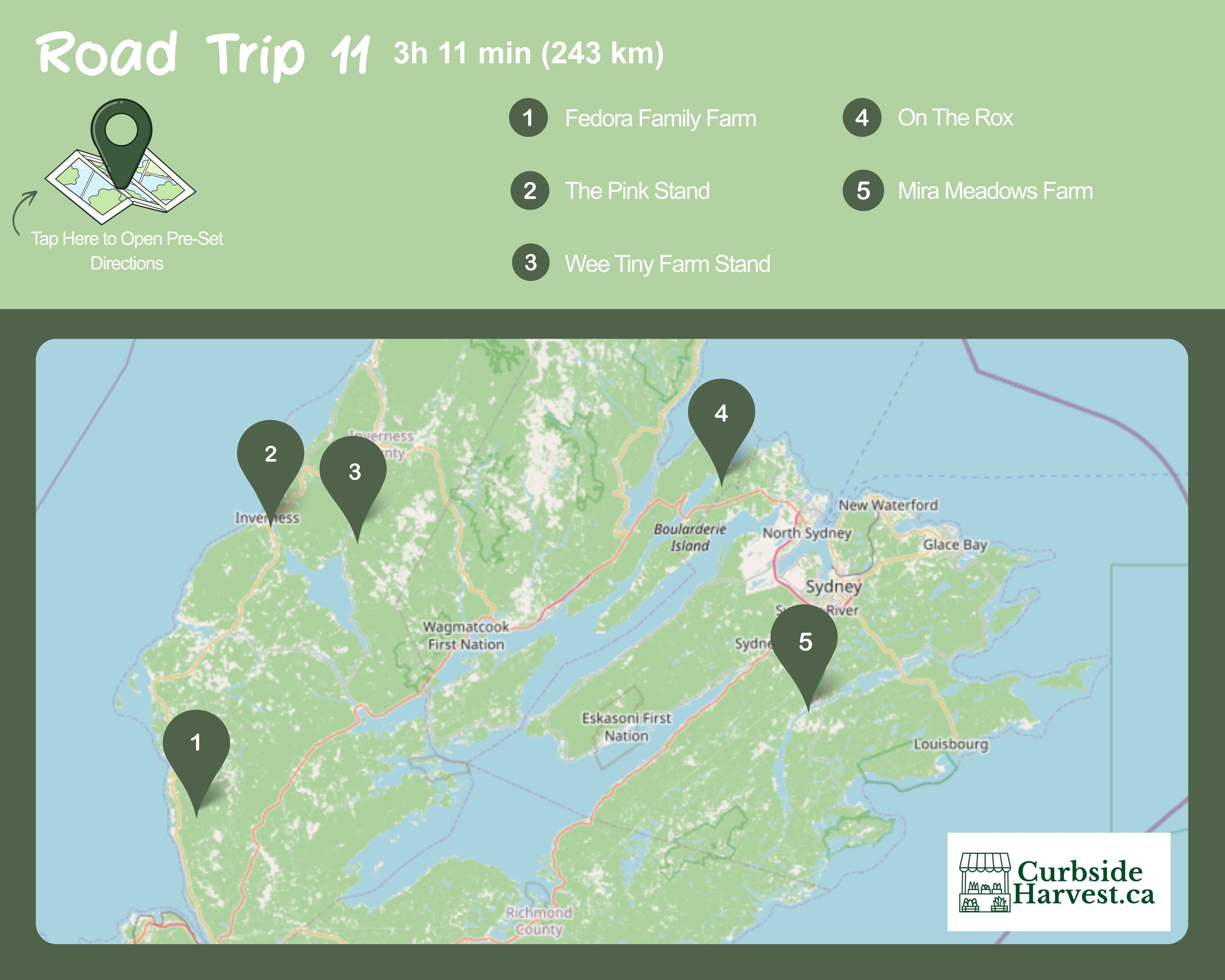 Explore Cape Breton — Cape Breton route preview